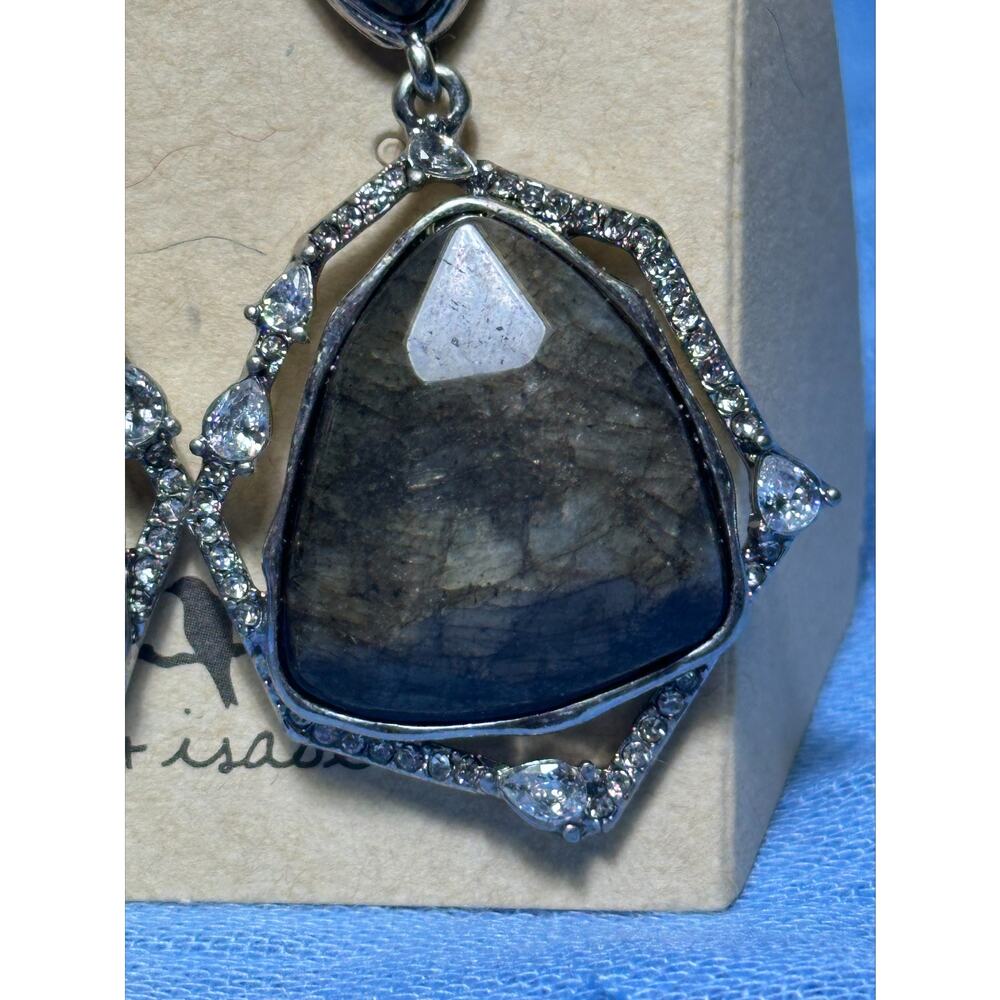 CHLOE + ISABEL Labradorite Crystal Drop Earrings - E535GRRH - Picture 4 of 4